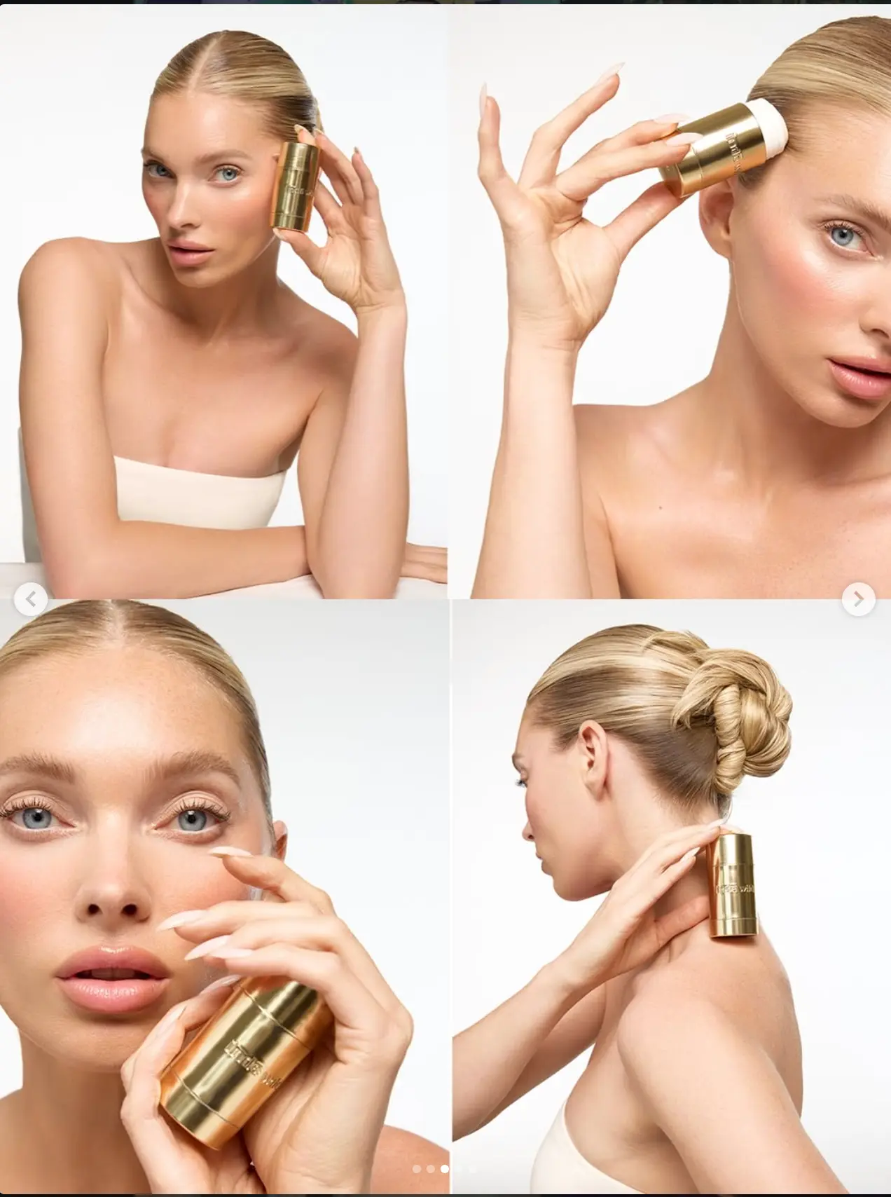 Beauty campaign contact sheet